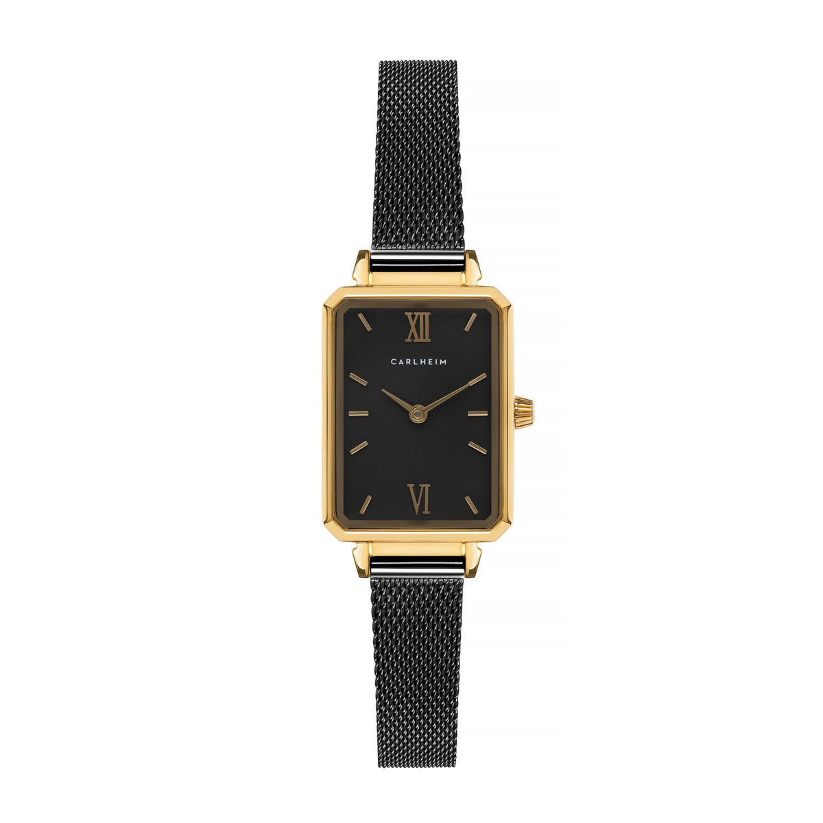 Women's watches - Mila 26x20mm Gold (Black) Stainless steel - Carlheim