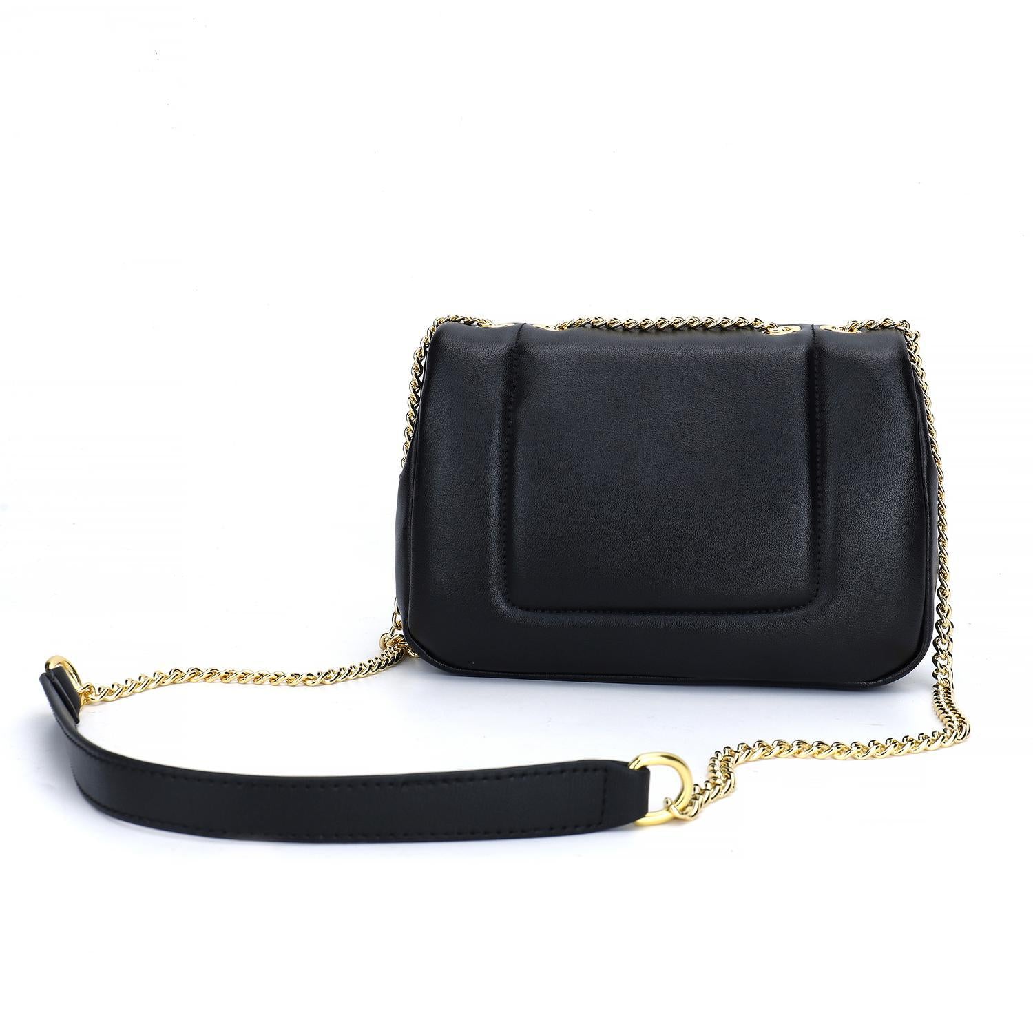 Women’s leather bags - Shoulder bag Leather (Black) – Carlheim